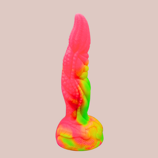 The Monster Dragon Series Apalala, a neon coloured dildo.