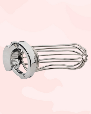 An underside view of the adjustable base ring, you can see the different size holes available.