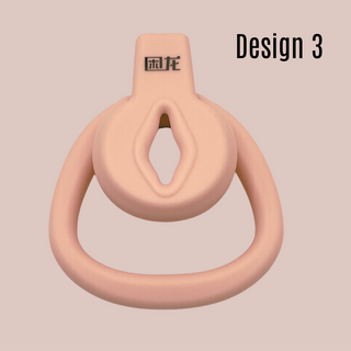 The front view of The Blood Dragon Sissy Pussy 3 Cage