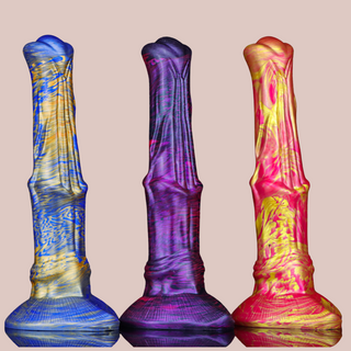 The Colourful Fantasy Horse Dildo's, we offer three different colours.