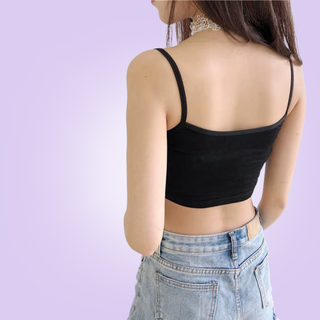 A rear view of the crop top.