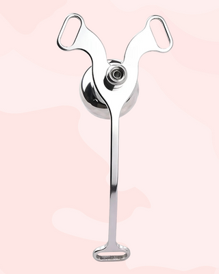 The Femme Fantasy Chastity Cage with Urethral Cup Fitted