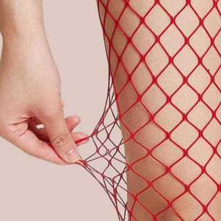 Fish Net Stockings With Lace Tops