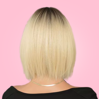 The rear view of the Blonde version, the crown has a darker colouring to create a realistic look.