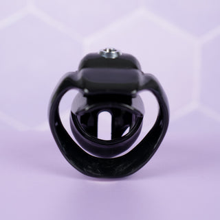 A rear view of the fully assembled HT V5 Nano in black