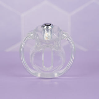 A front view of the HT V5 Nub, you can see that this cage is transparent in colour.