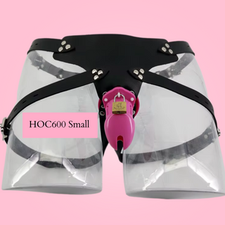 Lockable Strap-on HOC600 Small Chastity Cage Kit