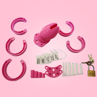 Lockable Strap-on HOC600 Small Chastity Cage Kit