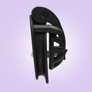 A side view of the Mamba Micro Positive, you can see the gap between cage and base ring