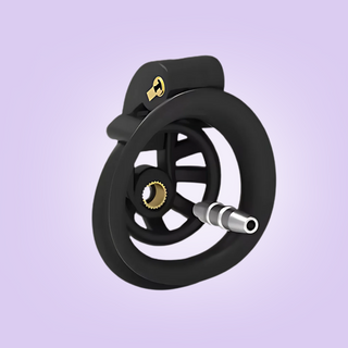 A rear view of the mamba micro with the urethral tube shown being removed.