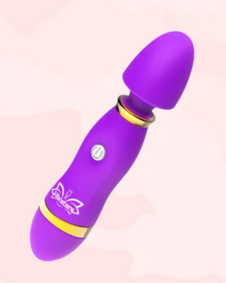 The purple Mini Cordless Magic Wand Massager is shown here.