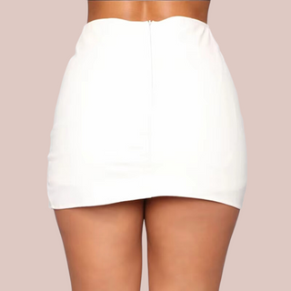 Mini Skirt With Side Split