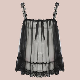 Sheer Babydoll Style Top
