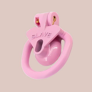 The pink version of the Slave Nub, you can see the Slave lettering across the front and urination hole.