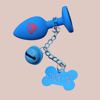 The Pet Anal Plug With Bell and Fuck Me Tag