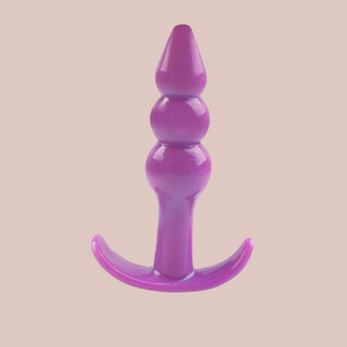 The purple single bead anal plug