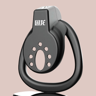 The Blood Dragon Flat shown from an angle fully assembled. It has a base ring affixed and the integral lock fixed in place.