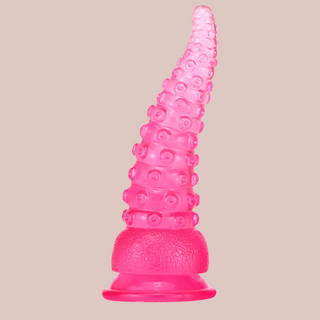 The Octopus dildo from House Of Chastity shown in pink.
