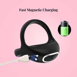 This device comes with a fast magnetic charger