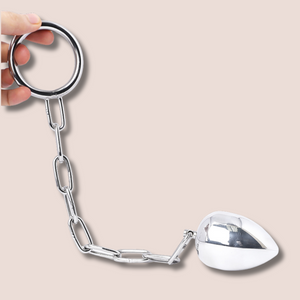 Anal Egg With Chained Cock Ring - Ultimate Pleasure – House of Chastity