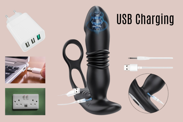 App Controlled Cock Ring and Extendable Butt Plug