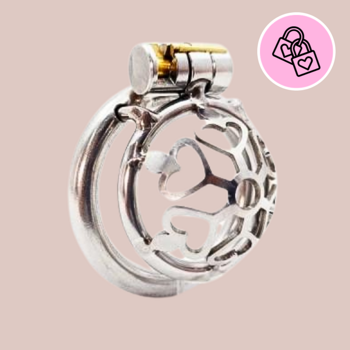 Cage Of Hearts Chastity Cage