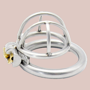 An image of The Chaste Bird Nub to show the style of chastity cage that the base rings will fit.