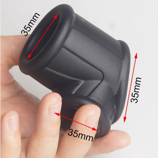 An image showing the dimensions of the cock ring
