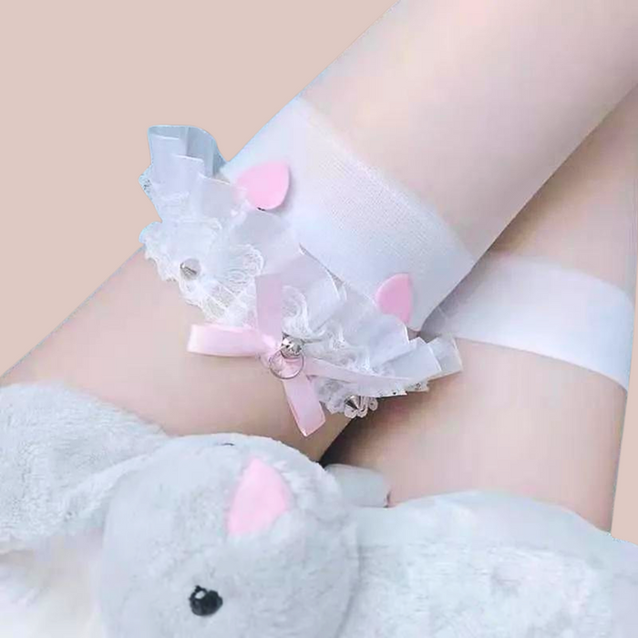 Frilled Lace Thigh Garter