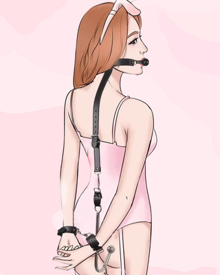 an artists drawing of how the set can be worn