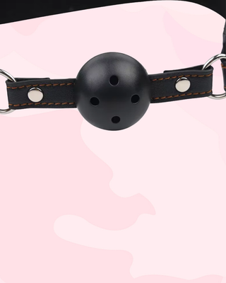 Another view of the lightweight ball gag