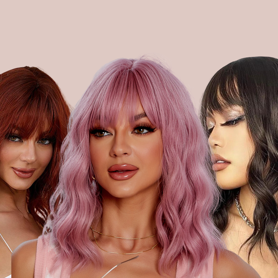 The soft wave wig from House Of Chastity is available in three different colours, red, raspberry and black.