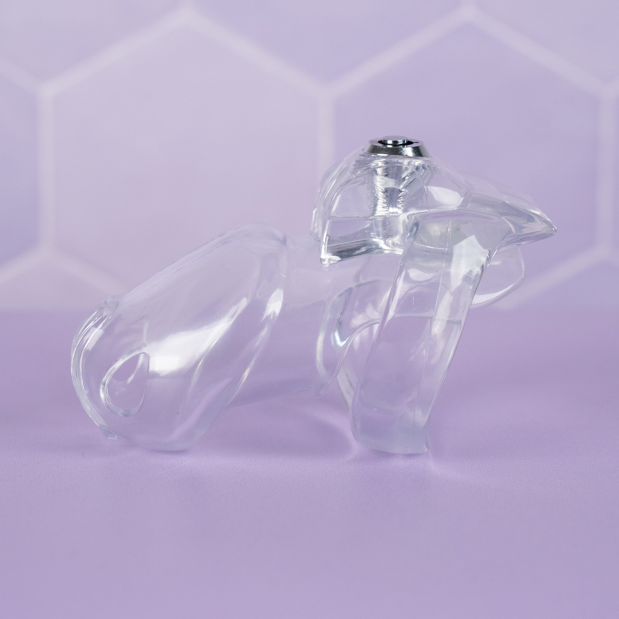 A side view of the HT V5 Standard in transparent, you can see the push lock is in place.