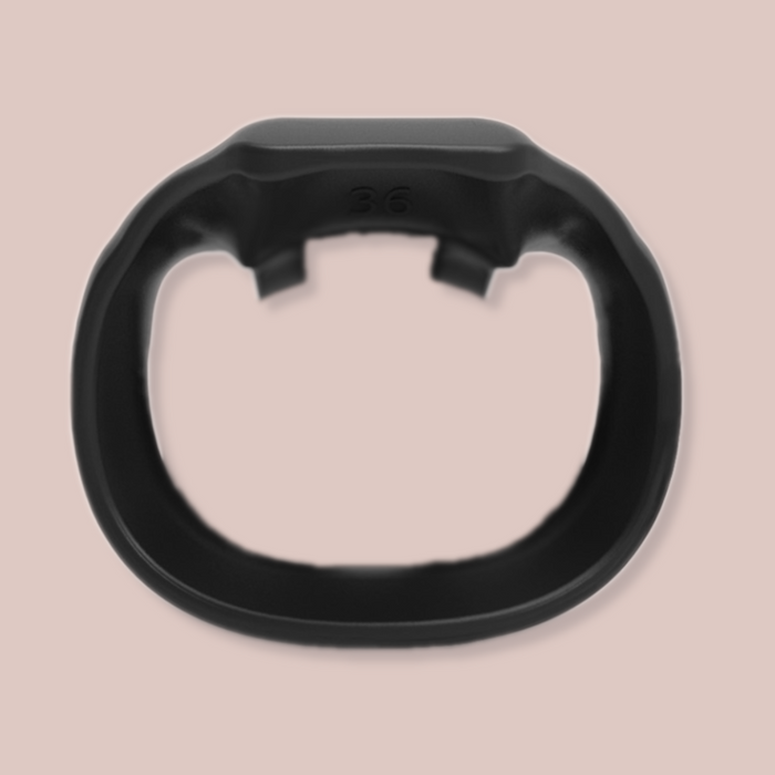 The Mamba Nub 55mm Chastity Cage Base Ring