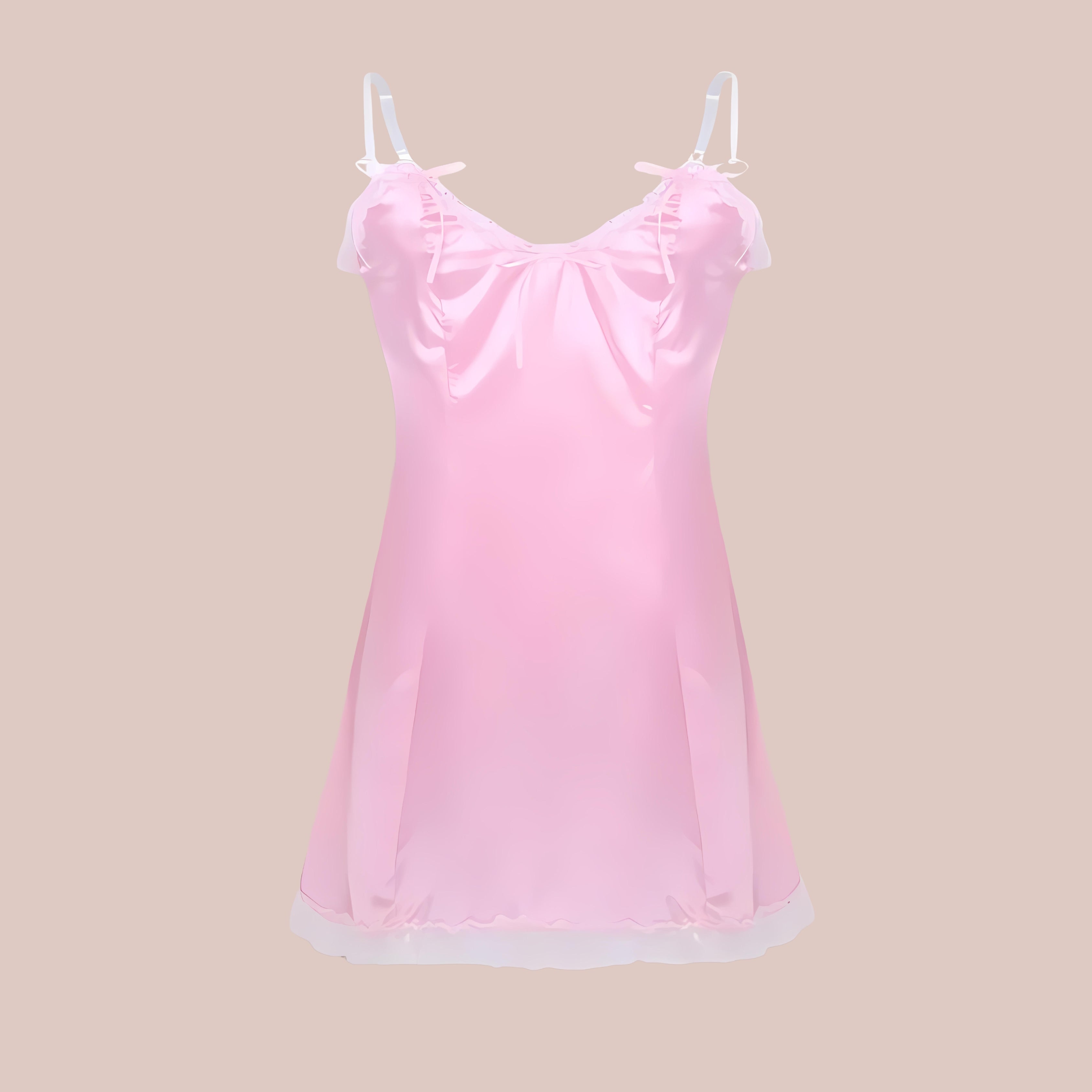 Satin Slip With Lace Edging Slips And Negligees House Of Chastity satin-slip-with-lace-edging-slips-and-negligees-house-of-chastity