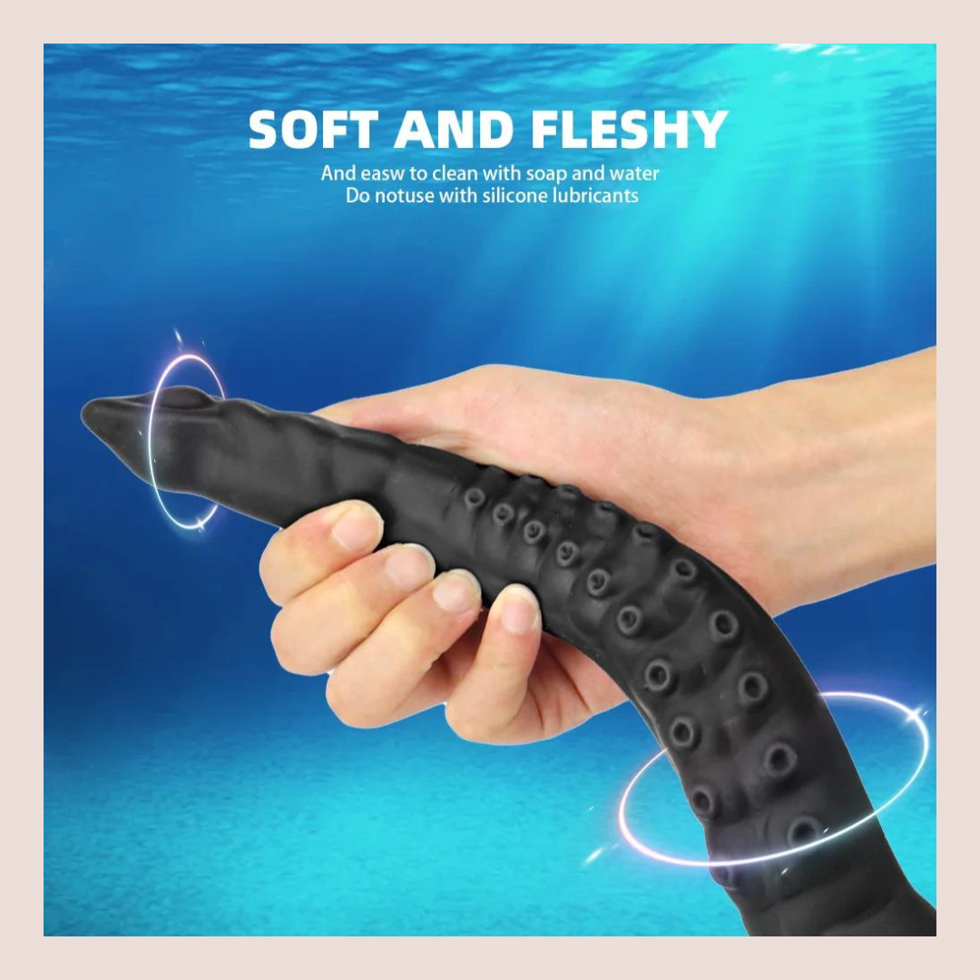 Slimline Flexible Octopus Skin Silicone Dildo | Super Size Toys House of Chastity Slimline Flexible Octopus Skin Silicone Dildo | Super Size Toys House of Chastity