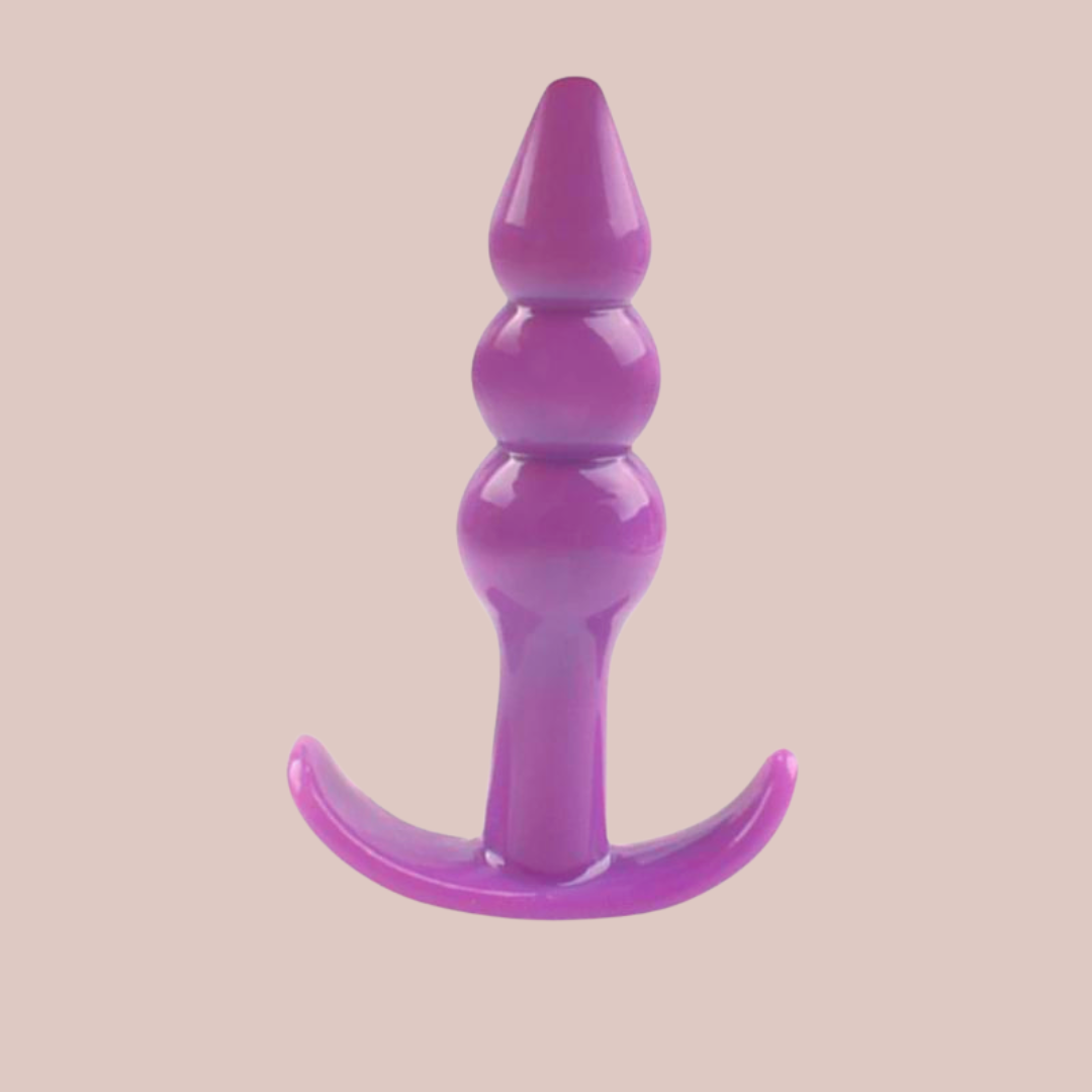 The purple single bead anal plug