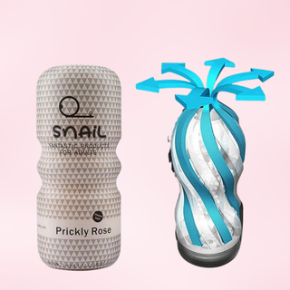 Showcasing the Air-Tech Aeroynamics, the vacuum created for enhanced pleasure.