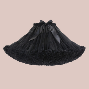 The black swing style tulle petticoat from House Of Chastity.