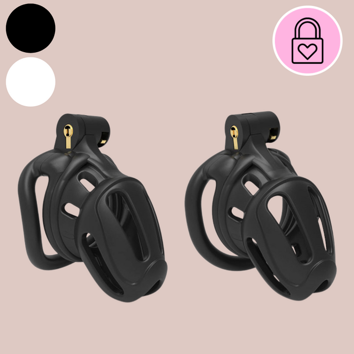 The Kidding Zone 3D Matte Black Chastity Device