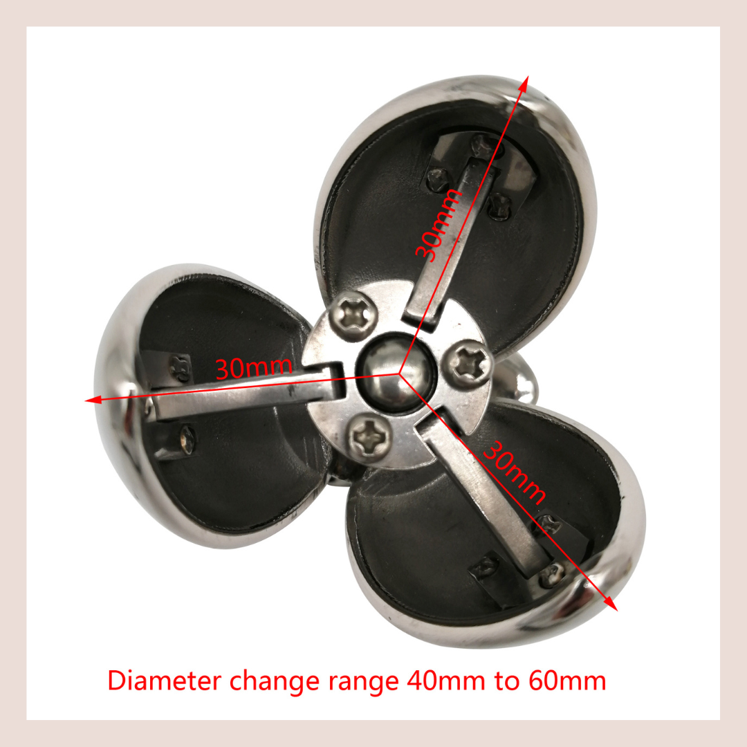 The dimensions of the open petals of The Blossoming Dilator from House Of Chastity