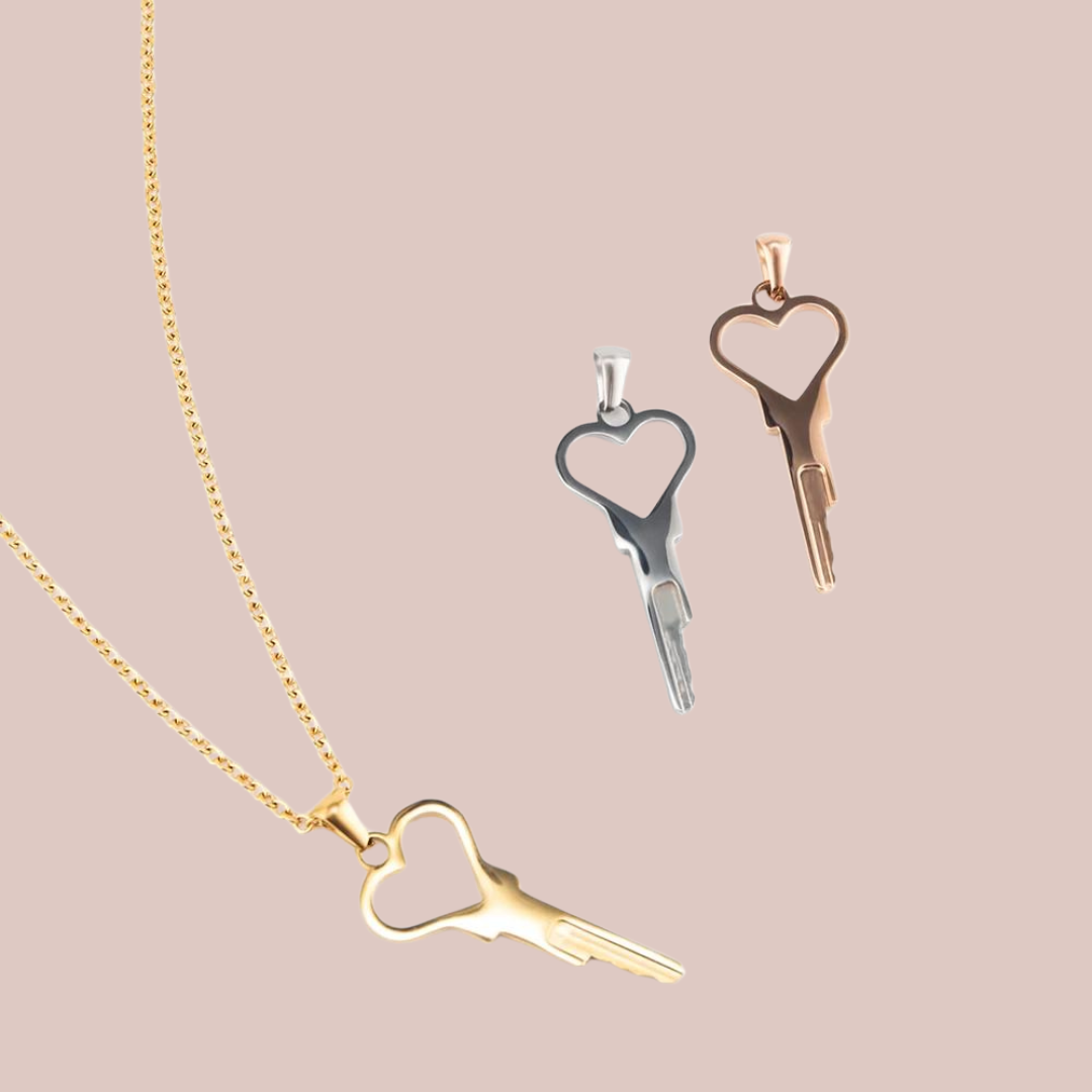 The Key To My Heart Necklace House of Chastity