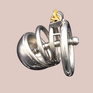 A side view of The Ultra Urethral Standard, you can see it fully assembled with the integral lock in place.