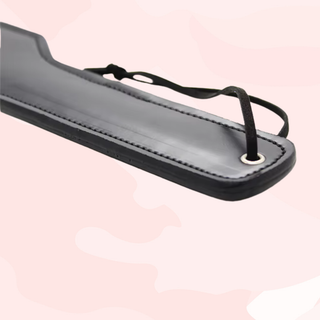 A close up of the O-ring and stitching