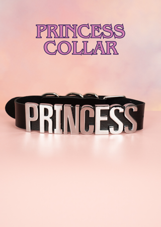 Showing the princess collar and how it is assembled.