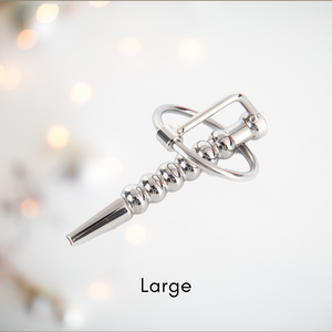 Stainless Steel Urethral Insert large size at House Of Chastity